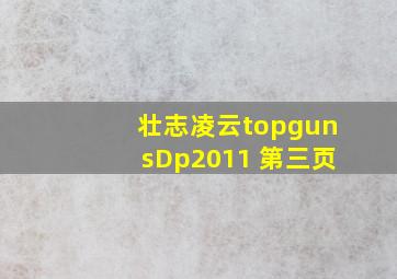 壮志凌云topgunsDp2011 第三页